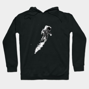 solitary astronaut floating Hoodie